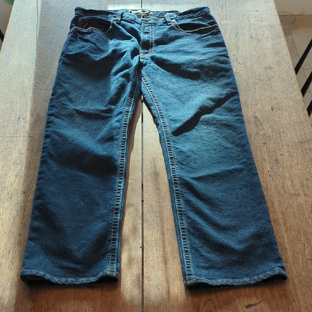 Men's Ariat Rebar Relaxed Fit Size 38/34 Jeans
